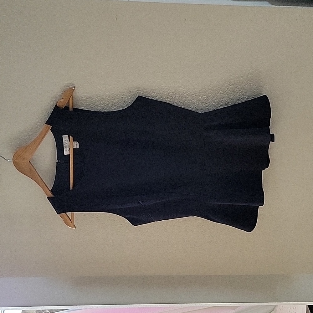 Forever 21 black peplum top